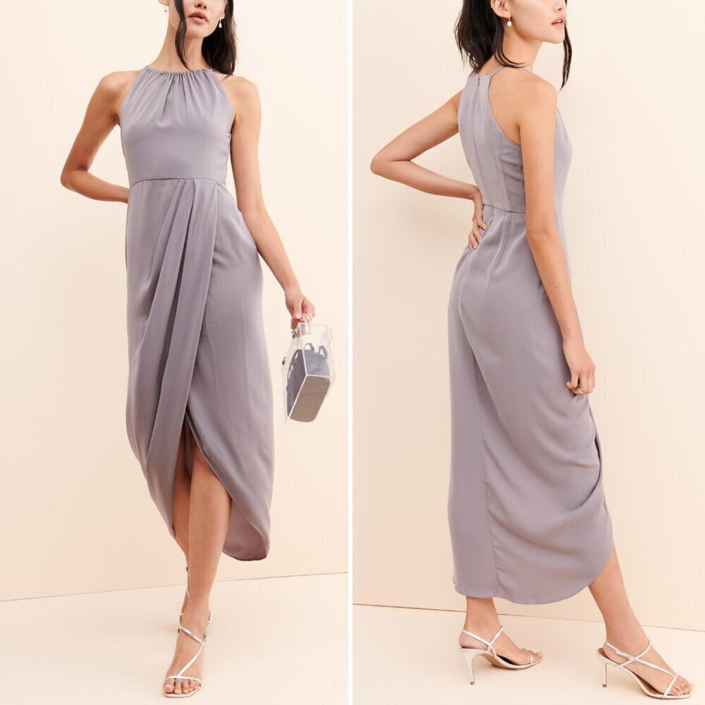 Shona Joy Gray Reservations Required Gown Party Cocktail Dress 20756